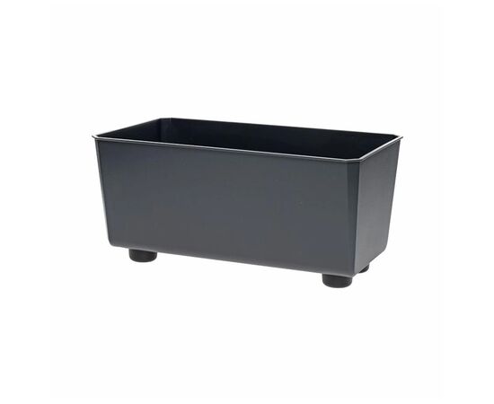 Горшок цветочный Lamela SAGA 285x285 recycled box - anthracite 7,5L
