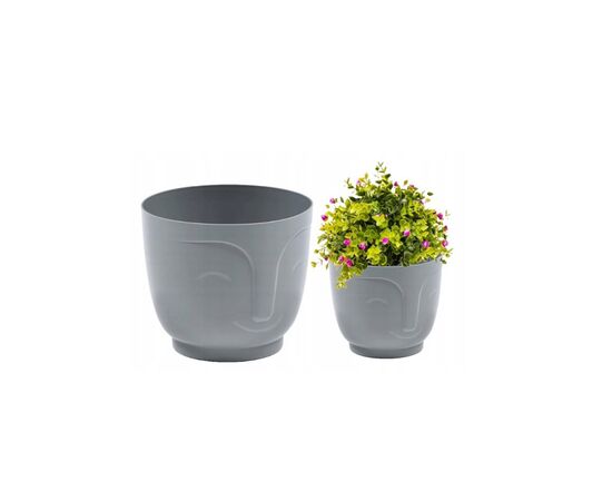 Горшок цветочный Lamela ATENA 165 cover - grey 2,2L