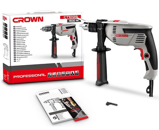 Ударная дрель Crown CT10128 600W
