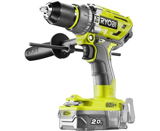 Аккумуляторный бесщеточный ударный дрель-шуруповерт Ryobi R18PD7-220B 18V