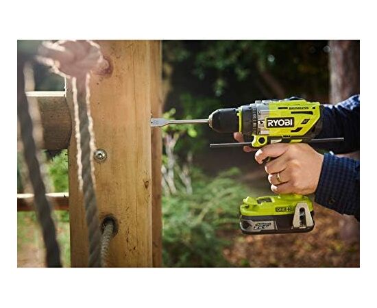 Аккумуляторный бесщеточный ударный дрель-шуруповерт Ryobi R18PD7-220B 18V