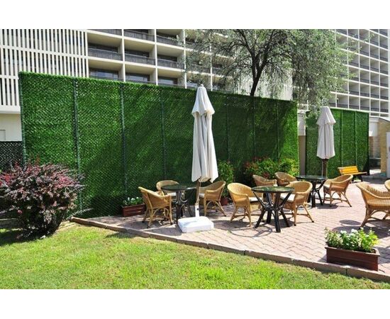 Забор декоративный, трава Brofence 1.5x10 м