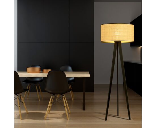 Торшер EMIBIG ASTON LP1 E27 1x MAX 60W ротанг