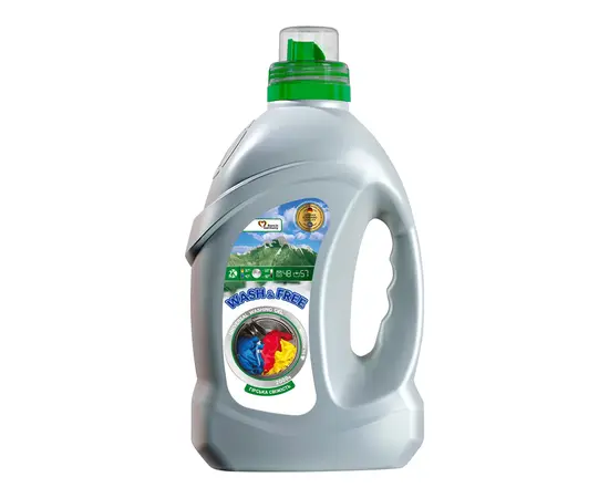 Средство стиральное жидкое универс горная прохлада  WASH & FREE 2795 2000 гр