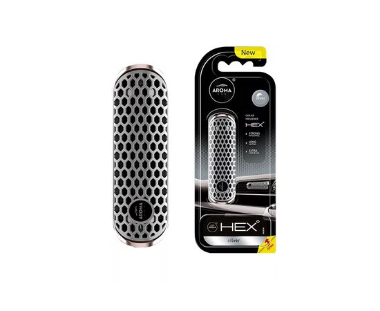 Flavoring Aroma Car Hex Polymer Silver