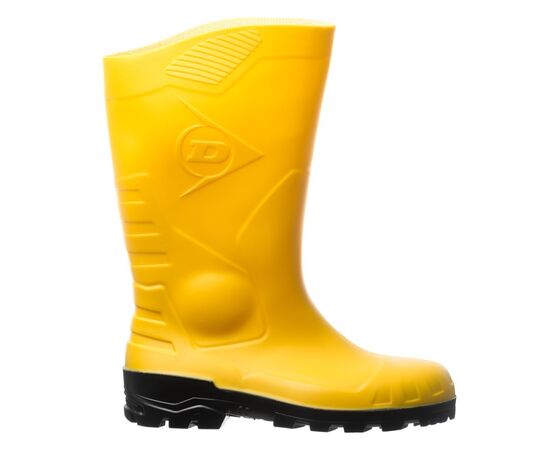 რეზინის ჩექმები ყვითელი , დამცავი ცხვირით Dunlop PVC 9DESY  40