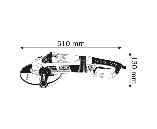 Angle grinder Bosch GWS 26-230 LVI Professional 2600W (0601895F04)