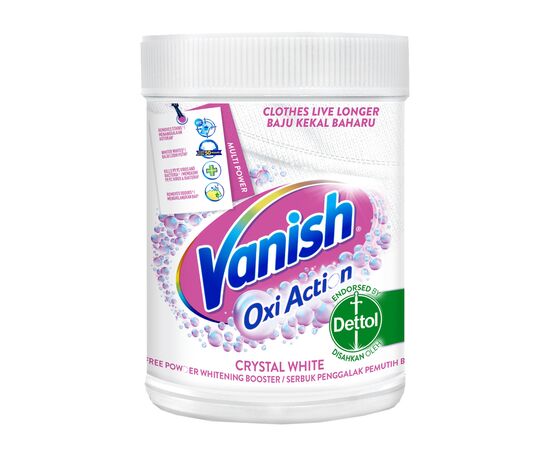 Stain remover Vanish Oxi Action 480 gr for white fabrics