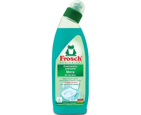 Гель для чистки унитазов Frosch мята 750 мл