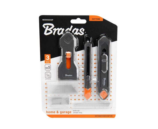 Набор скребки со сменными лезвиями BRADAS DIY-KN191809/SET2B