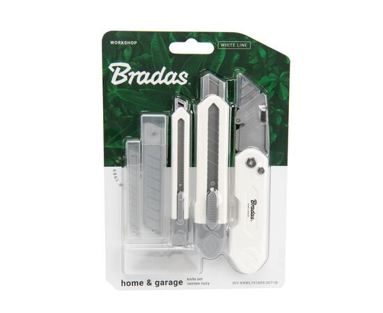 Set of knives with replaceable blades BRADAS DIY-KNWL191809/SET1B