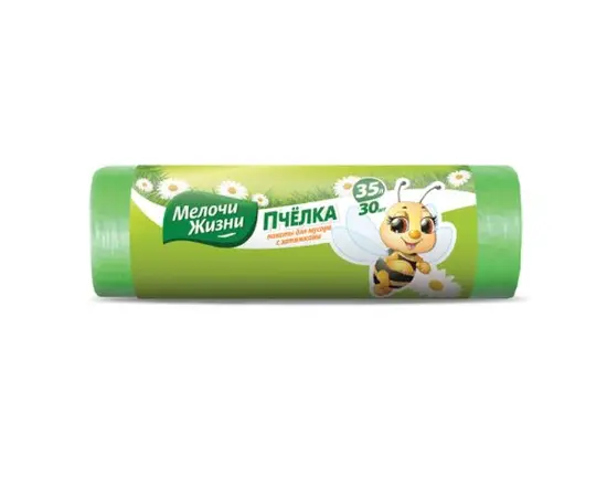 Пакеты для мусора Melochi Zhizni 35л/30шт 6.8x18.9см