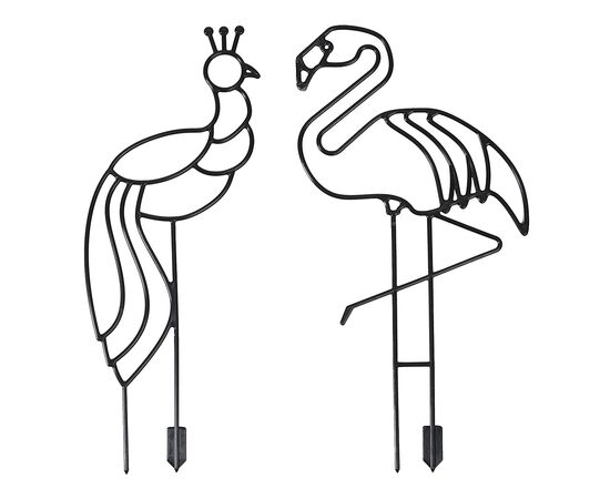 Plant support Lamela 550 bird plant supports - black