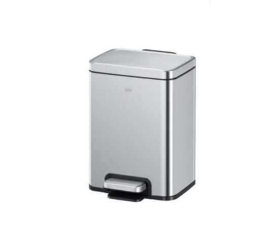 Metal bin with pedal Ekoflora silver 21x22x30.1 cm 6 l
