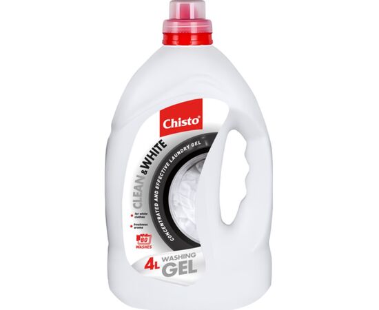 სარეცხი გელი ტანსაცმლის Chistolub Color White 4000 მლ