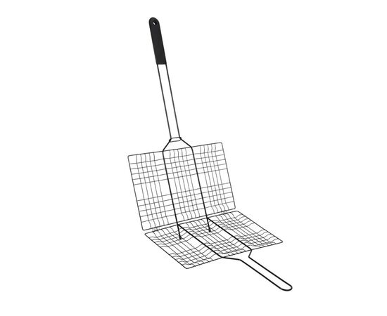 Сетка для барбекю BBQ HAMBURGER GRILLRACK BLACK 68.5x34x2 см