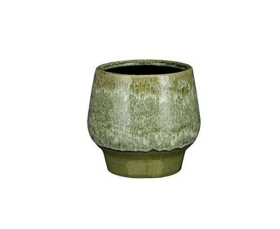 Горшок керамический Monta pot round d. green - h12xd13cm