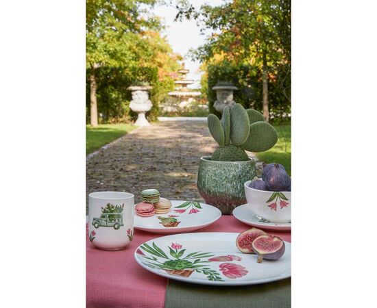 Горшок керамический Monta pot round d. green - h20xd22cm