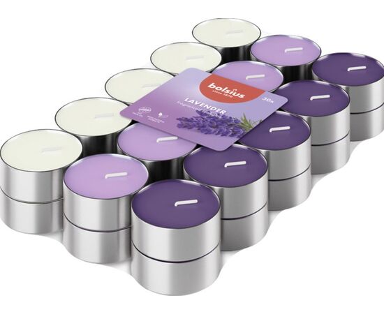 Свеча чайная ароматическая Bolsius Lavender 3,5ч 30 шт
