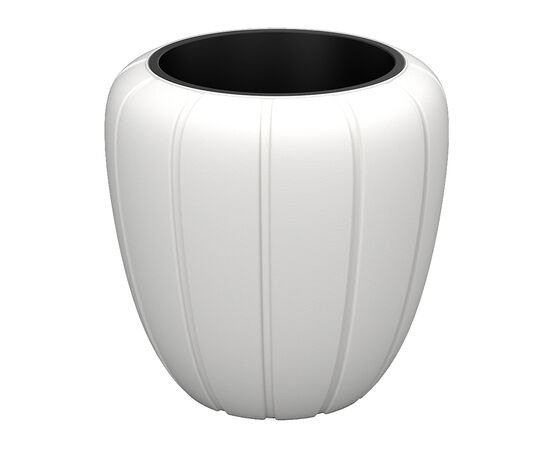 ქოთანი ყვავილის Lamela Flower pot GAJA 400 short - white