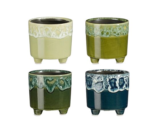 Горшок керамический Rica pot round 4 assorted 60 h7xd8cm