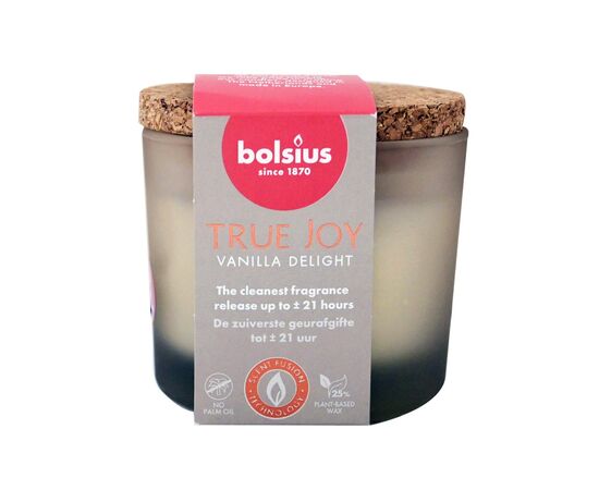 Свеча ароматичекая в стекле Bolsius Vanilla Delight 66/83 мм