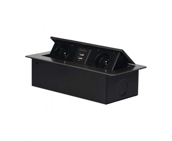 Колодка мебельная ORNO 2 16А Schuko IP20 13109/GR