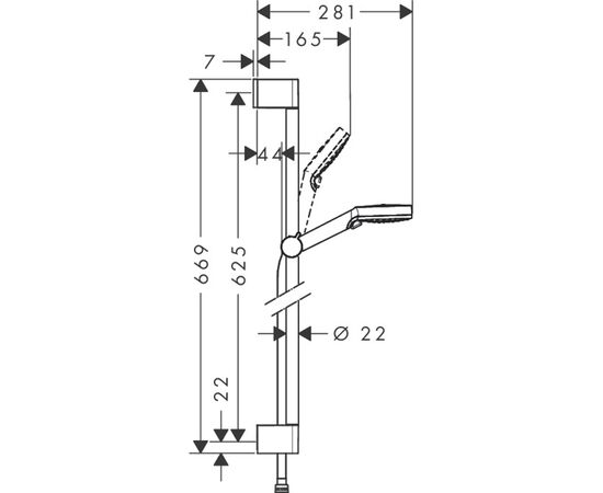 Shower set Hansgrohe 26532400
