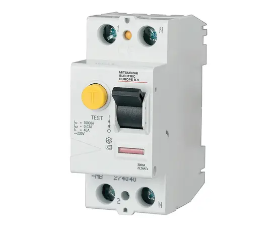 Устройство защитного отключения Mitsubishi Electric 2 P 230V AC 25A 30mA 719904