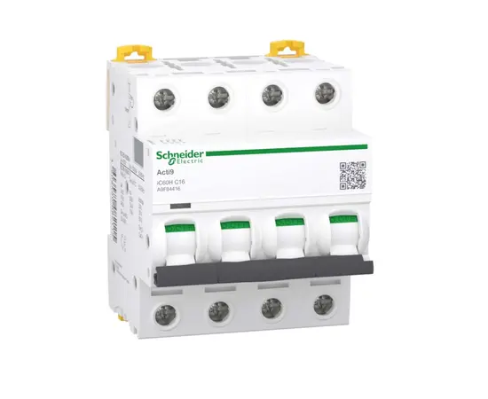 Автоматический выключатель Schneider Electric 4Р C16 6кА curve