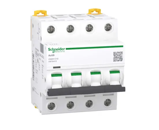 Автоматический выключатель Schneider Electric 4Р C10 6кА curve