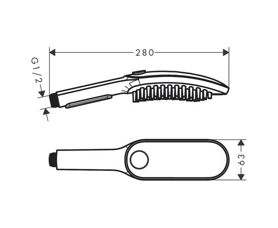 Hansgrohe Dog Shower Head 26640670