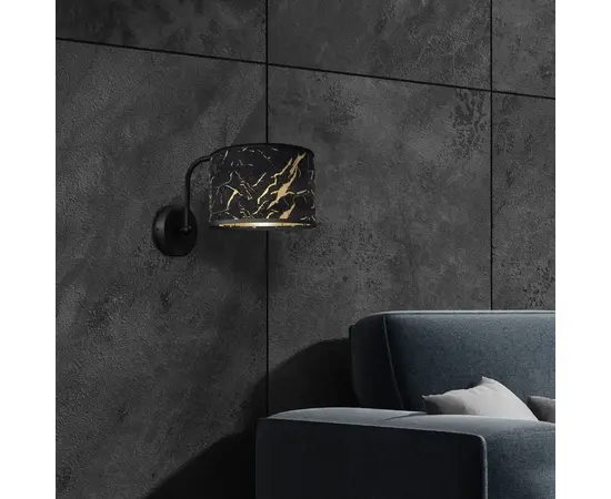 Wall lamp Milagro SENSO 1 E27 black gold