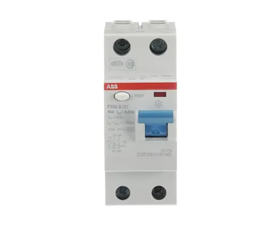 დამცავი გამორთვის მოწყობილობა ABB 230 V AC 40 A 10 kA 30 mA 2 P Type A
