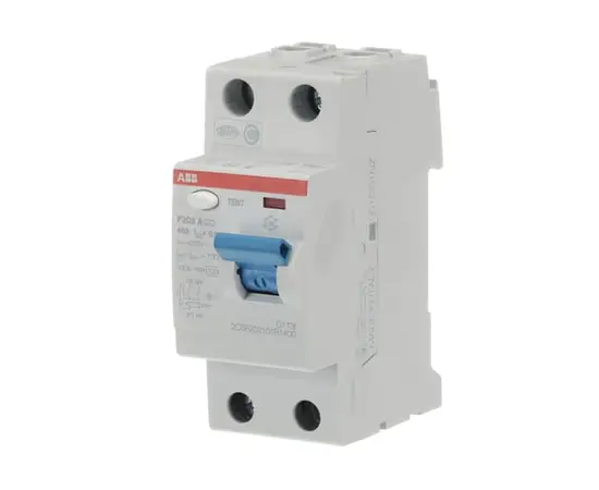 დამცავი გამორთვის მოწყობილობა ABB 230 V AC 40 A 10 kA 30 mA 2 P Type A