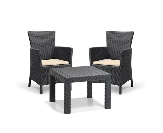 Garden furniture set Allibert Rosario graphite