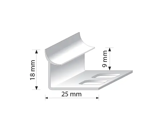 პროფილი ალუმინის შიდა SALAG A03962 9mm/2,5m ოქრო