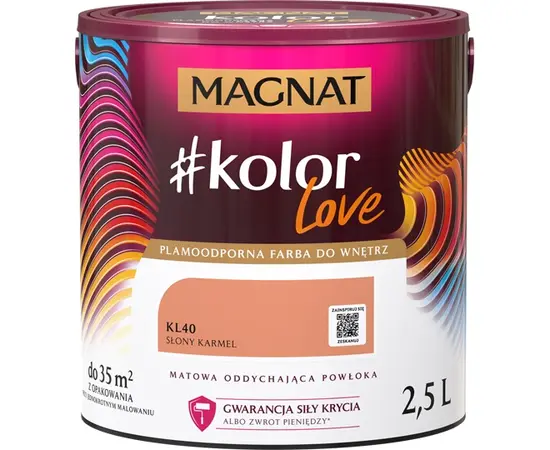 Краска интерьерная Magnat Kolor Love 2.5 л KL40 соленая карамель