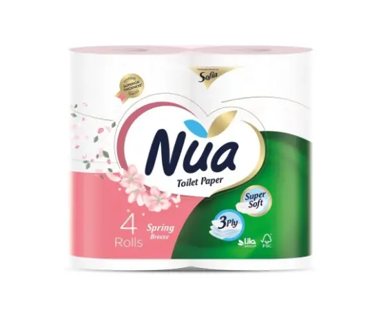 Туалетная бумага Nua 4шт
