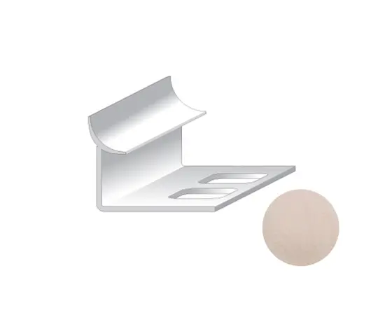 შიდა კუთხე ფილის Salag PVC 9/2500 მმ Marm. კრემისფერი