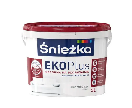 Interior paint Sniezka Eko Plus 3 l white