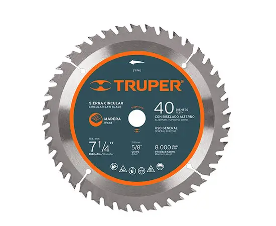 საჭრელი დისკი ხისთვის Truper ST-740 184 მმ