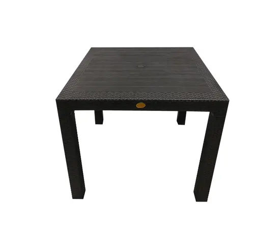 Стол RATTAN TABLE WITHOUT GALSS 90x90x76 см
