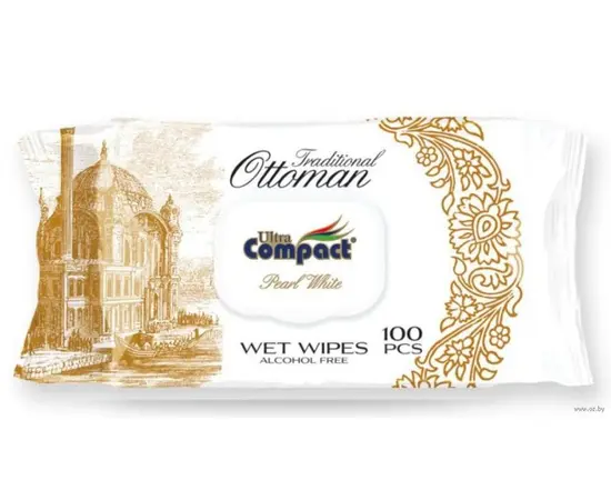 Влажные салфетки Ultra Compact Ottoman 100 шт