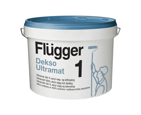 Interior paint for intensive cleaning Flugger Dekso 1 Ultramat 10 l