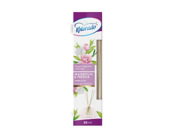 ჰაერის არომატიზატორი Kolorado Aroma Sticks მაგნოლია/ფრეზია 50მლ