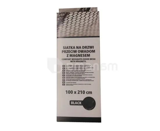 Противомоскитная сетка на магнитах (для дверей) Kaem 0395-112110 черный 210x100 см