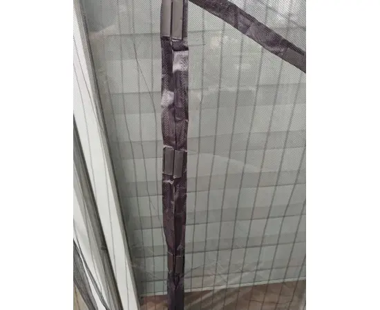 Противомоскитная сетка на магнитах (для дверей) Kaem 0395-112110 черный 210x100 см