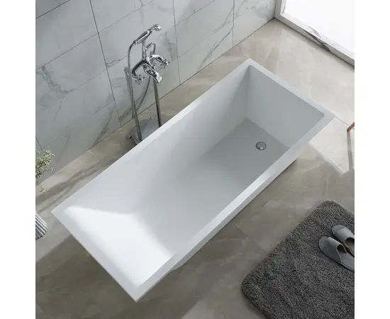 Bathtub made of artificial stone TM IVA BS501168 Solid Surface