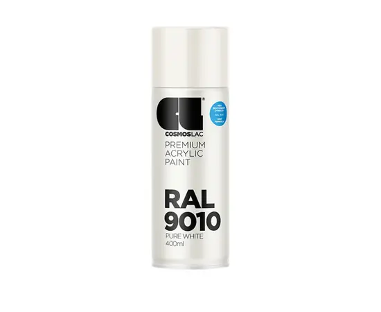 Lac-spray paint Cosmos Lac COSMOS RAL 9010 gloss white 400 ml